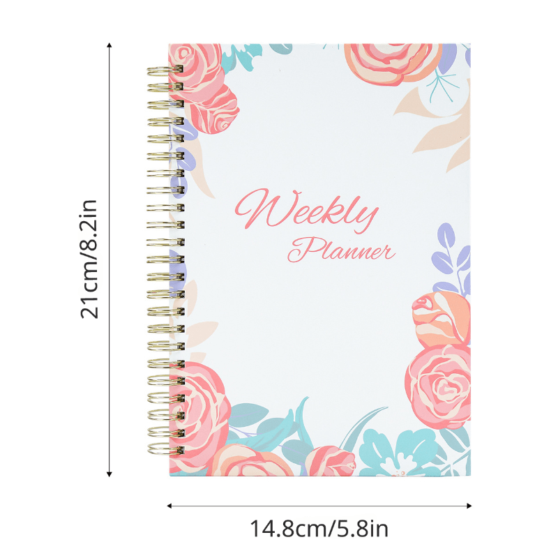 A5 Daily Plan Coil Notebook Office School Supplies