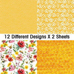 Scrapbooking Paper Pad 24 Sheets Single Side Printing