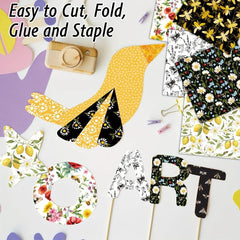 Scrapbooking Paper Pad 24 Sheets Single Side Printing
