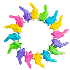 10pcs Dolphin Fish Writing Posture Correction Device Pen Holder Stationery