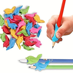 10pcs Dolphin Fish Writing Posture Correction Device Pen Holder Stationery