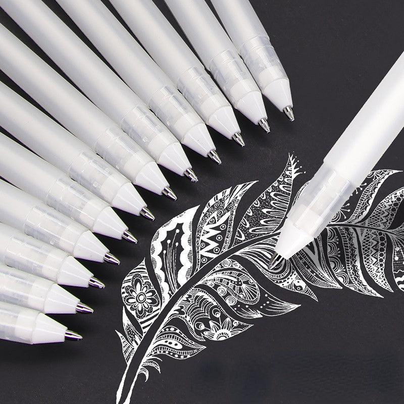 2pcs Fine Tip Gel Pens for Sketching and Highlighting