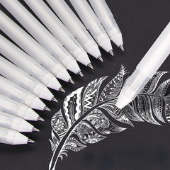2pcs Fine Tip Gel Pens for Sketching and Highlighting