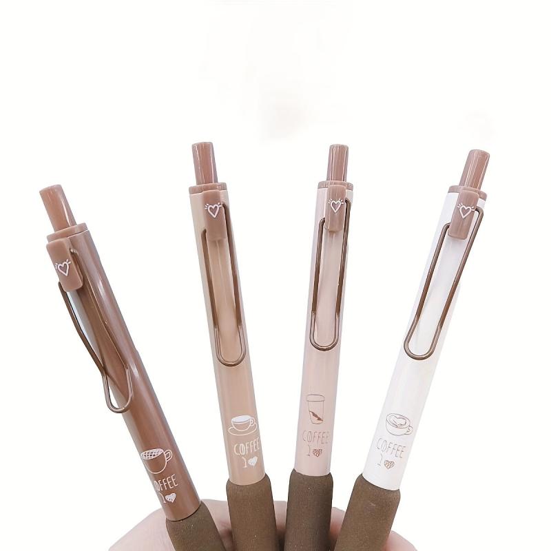 Good Looking Coffee Gel Pen Soft Grip School Office Supplies