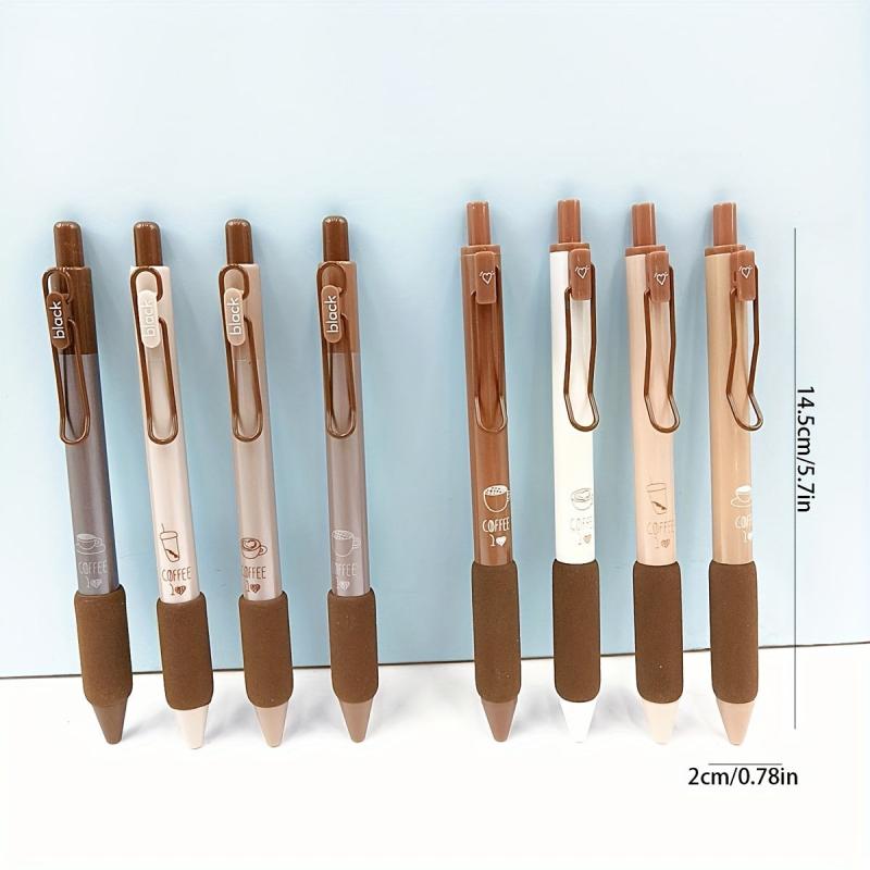 Good Looking Coffee Gel Pen Soft Grip School Office Supplies