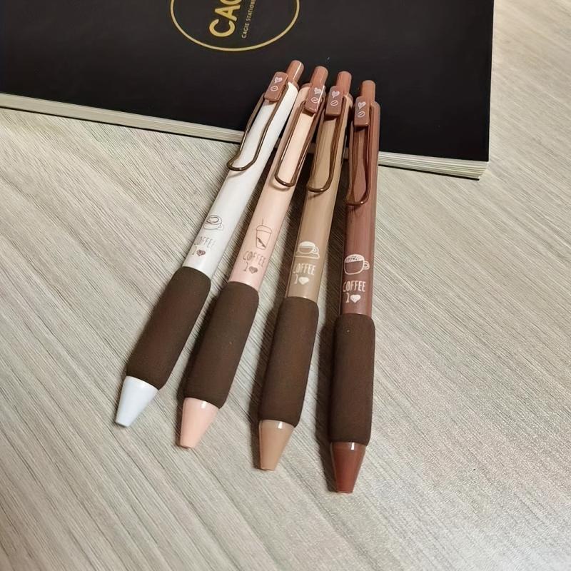 Good Looking Coffee Gel Pen Soft Grip School Office Supplies