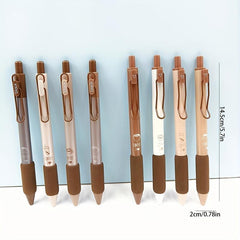 Good Looking Coffee Gel Pen Soft Grip School Office Supplies