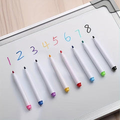 8 Colors Magnetic Dry Erase Markers for Whiteboard, Calendar - Office Supplies