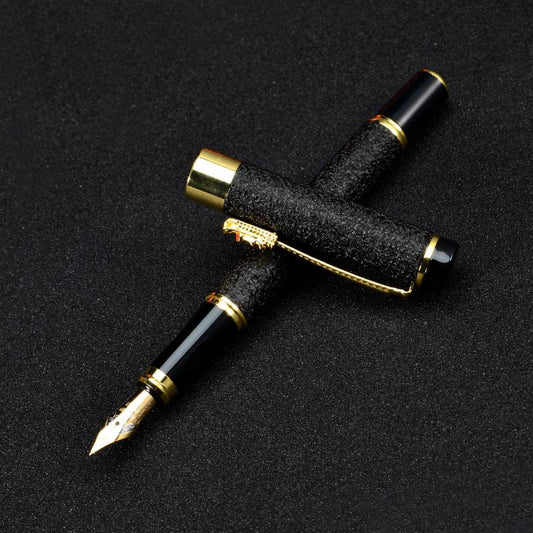 1pc Fountain Pen Classic Frosted Pen With Amazing Comfort Grips Fine Nib