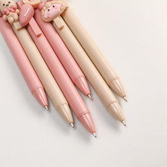 6pcs Rabbit Girl Gel Pens 0.5mm Refill for Writing