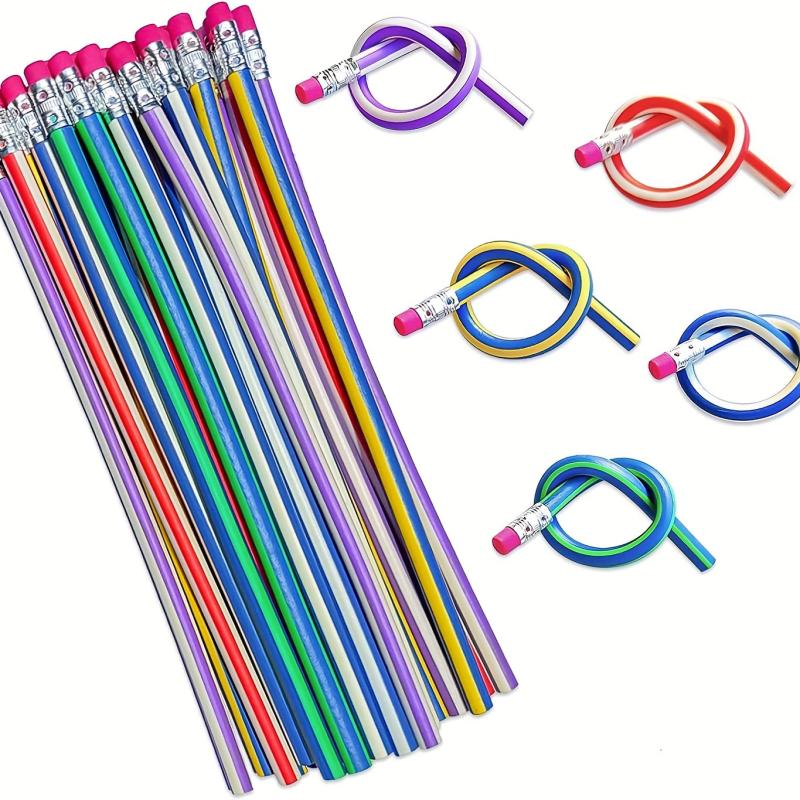 15pcs Bend Pencils Soft Pencil Learning Gift Giveaways Party Bag Filler