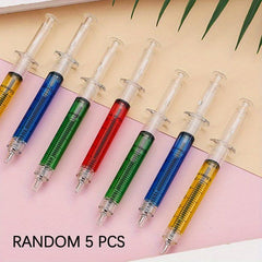 10pcs Needle Cartridge Ballpoint Pen 0.7MM Gel Pen