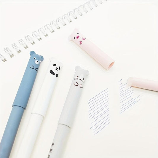 26 Pcs Animal Panda Erasable Gel Pens Refills 0.5mm Washable School Supplies