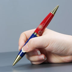 Thick Ballpoint Pen 2 Comfortable Writing Pens Metal Retractable