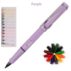 12-in-1 Infinite Pencil Set with Colorful Pen Tips