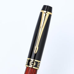 Wood Grain Red Fountain Pen - Ideal Gift for Students & Professionals