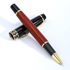 Wood Grain Red Fountain Pen - Ideal Gift for Students & Professionals