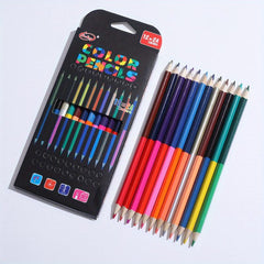 Triangle Rod 12pcs 24 Colors Student Stationery