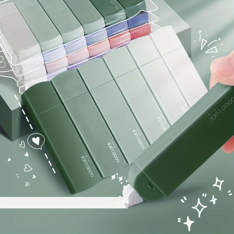 6 Pack Correction Tape Macaron Pink Purple Green for School Office H
