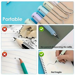 12pcs Macaron Colors Eternity Pencil 0.5mm Metal Pen