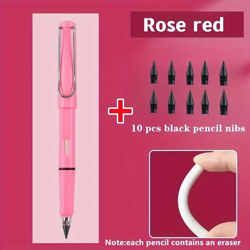 12pcs Macaron Colors Eternity Pencil 0.5mm Metal Pen