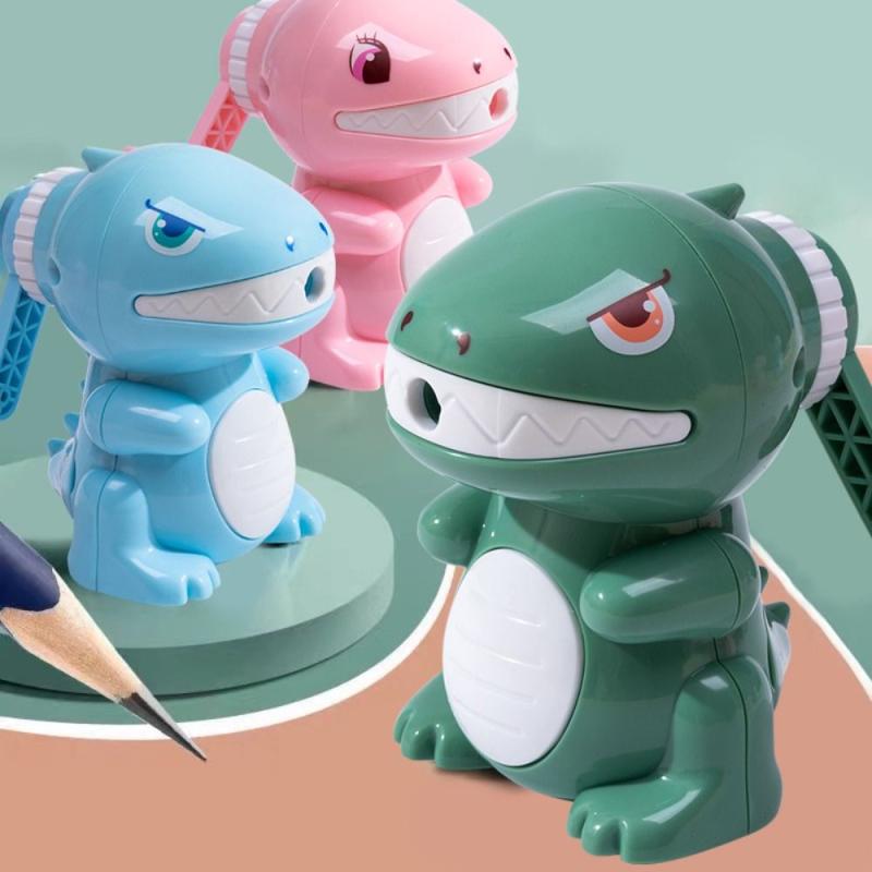 Dinosaur Mechanical Pencil Sharpener Hand Crank Lead Creative Cartoon Stationery