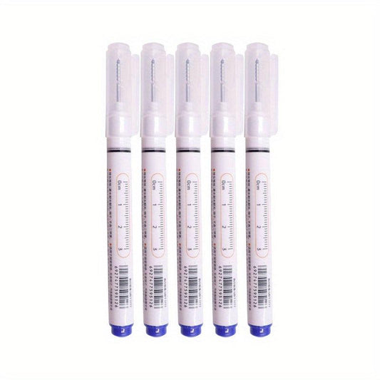 5pcs Extended Nib 20MM Red Green Ink Long Head Markers Bathroom Woodworking