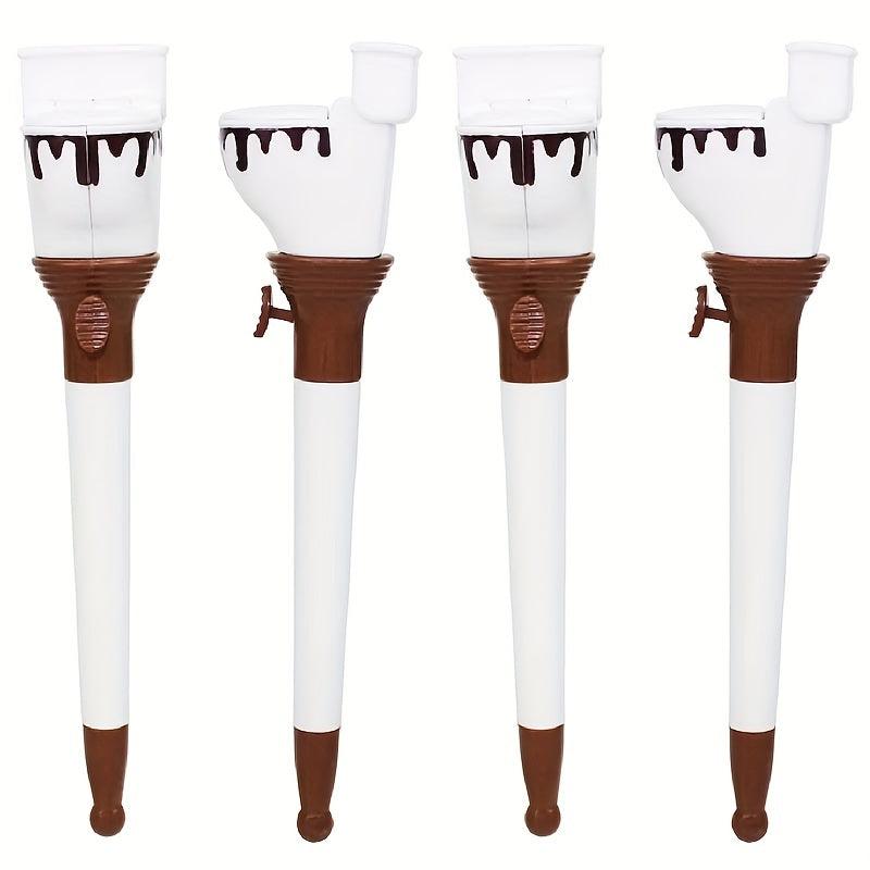 2pcs Funny Toilet Poop Ballpoint Pens for Kids