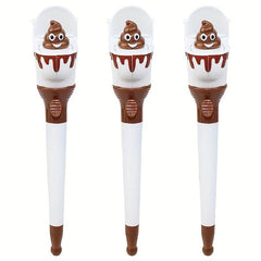 2pcs Funny Toilet Poop Ballpoint Pens for Kids