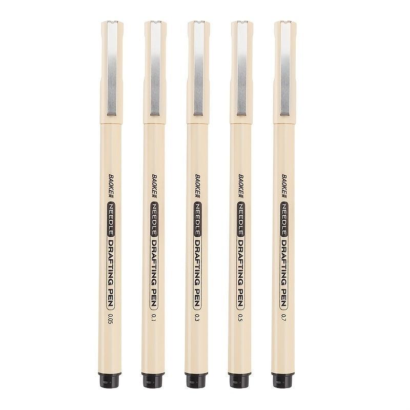 5 Pcs Needle Drafting Pen Set Fine Liner Drawing Sketch Cartoon Painting