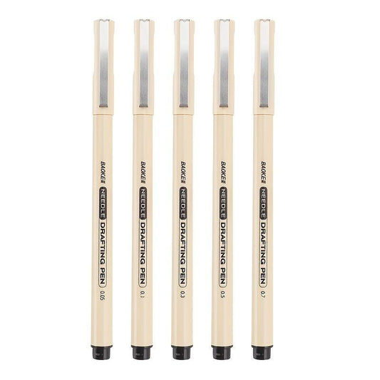 5 Pcs Needle Drafting Pen Set Fine Liner Drawing Sketch Cartoon Painting