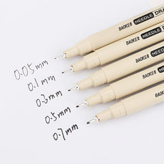 5 Pcs Needle Drafting Pen Set Fine Liner Drawing Sketch Cartoon Painting