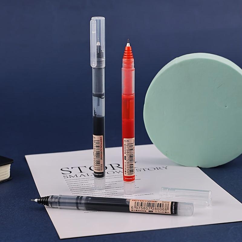 6 Pack 0.5mm Gel Pens for Students & Office Use