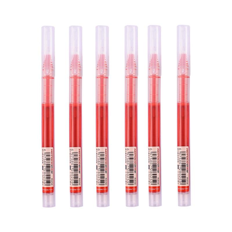 6 Pack 0.5mm Gel Pens for Students & Office Use
