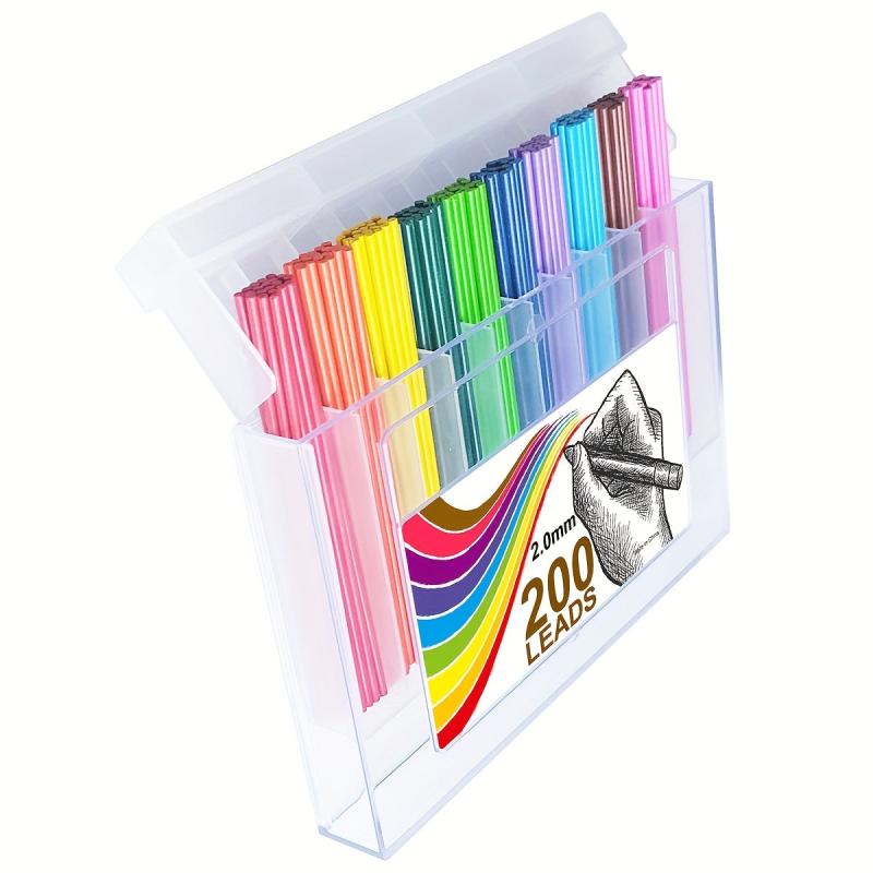 Colored Lead Pencils 2.0mm 10 Unique Colored Pencils Set