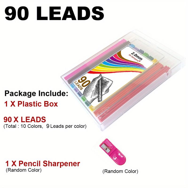Colored Lead Pencils 2.0mm 10 Unique Colored Pencils Set