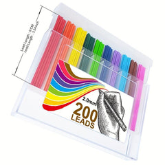 Colored Lead Pencils 2.0mm 10 Unique Colored Pencils Set