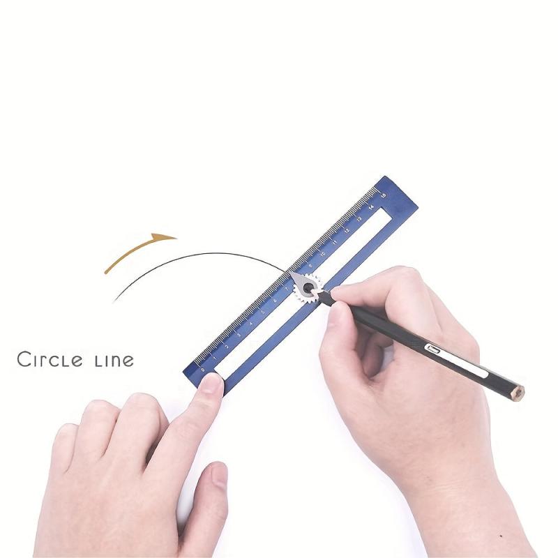 2 in 1 Compasses Multifunctional Drawing Circle Tool DIY Geometric Drawing