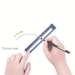2 in 1 Compasses Multifunctional Drawing Circle Tool DIY Geometric Drawing