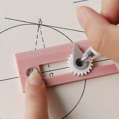 2 in 1 Compasses Multifunctional Drawing Circle Tool DIY Geometric Drawing