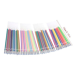 Refillable Metal Gel Pen Set for Kids School and Art Projects