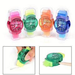 Watch Shape Pencil Sharpener 3 in 1 Student Stationery