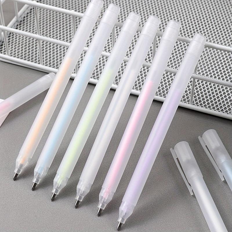 6pcs Frosted Rod Dot Glue Pen Quick Drying Precision Dispensing Pen