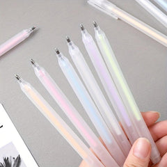 6pcs Frosted Rod Dot Glue Pen Quick Drying Precision Dispensing Pen