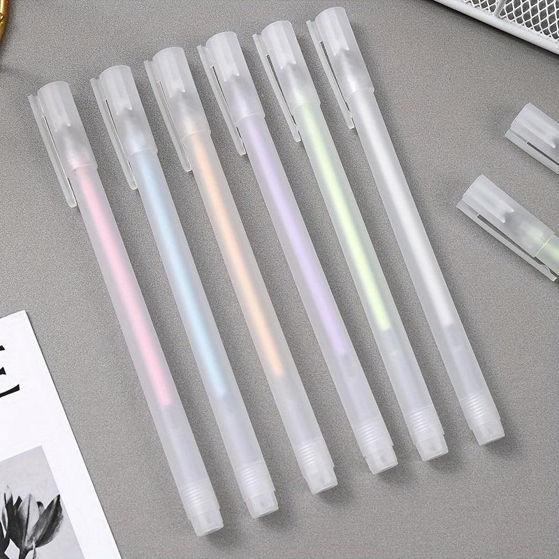 6pcs Frosted Rod Dot Glue Pen Quick Drying Precision Dispensing Pen