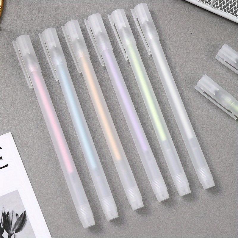 6pcs Frosted Rod Dot Glue Pen Quick Drying Precision Dispensing Pen