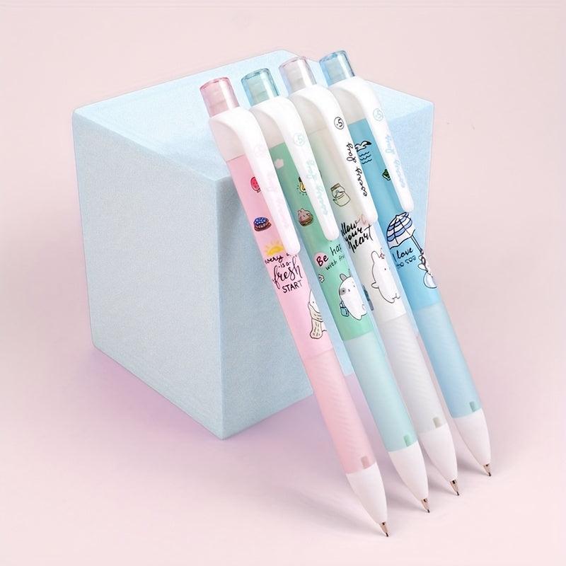 4pcs Mechanical Pencil 0.5 0.7 Student Stationery Supplies