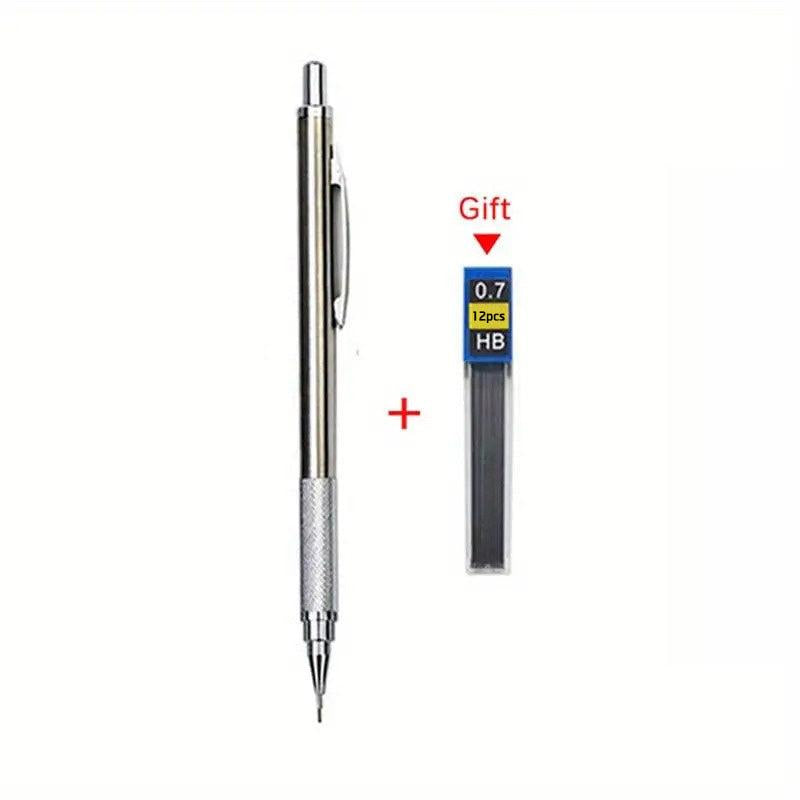 7mm Mechanical Pencil Set Full Metal Art Drawing Painting Automatic Pencil