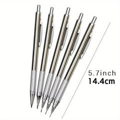 7mm Mechanical Pencil Set Full Metal Art Drawing Painting Automatic Pencil
