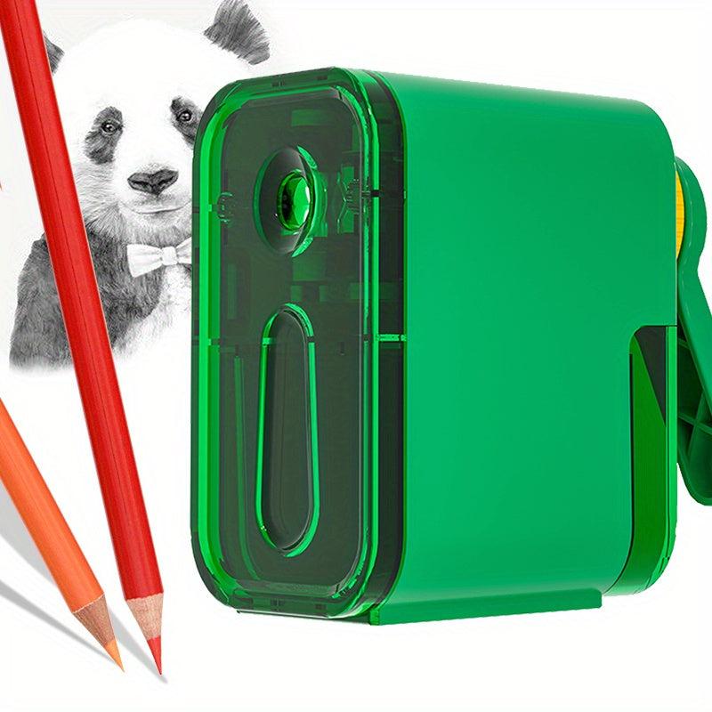 Manual Pencil Sharpener w/ Strong Helical Blade for Students Classroom Home